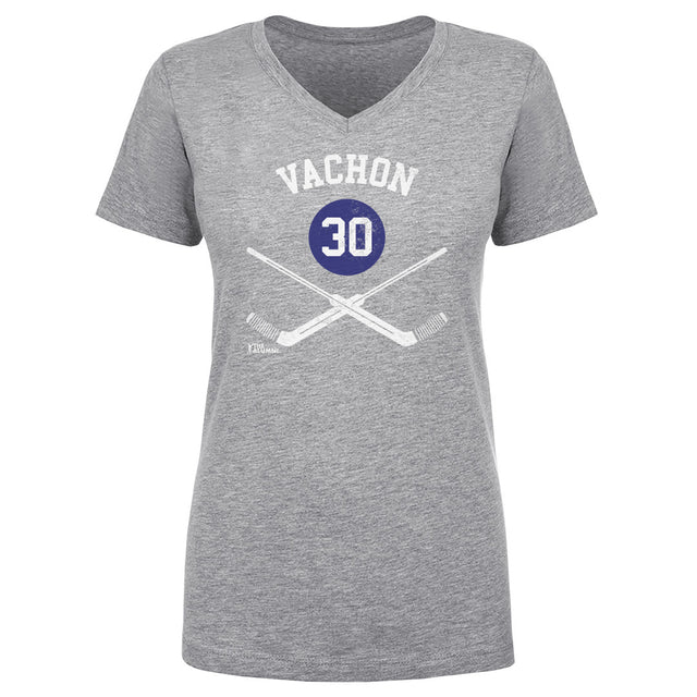 Rogie Vachon Women's V-Neck T-Shirt | 500 LEVEL