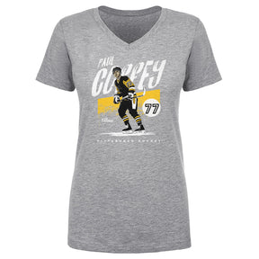 Paul Coffey Women's V-Neck T-Shirt | 500 LEVEL