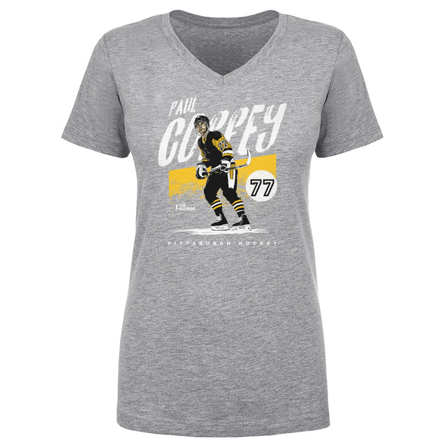 Paul Coffey Women's V-Neck T-Shirt | 500 LEVEL