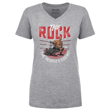 The Rock Women's V-Neck T-Shirt | 500 LEVEL