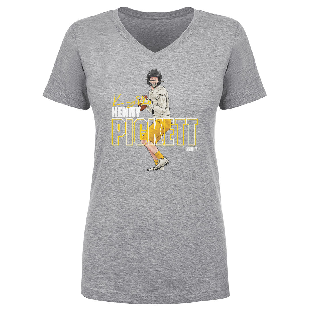 Kenny Pickett Women&#39;s V-Neck T-Shirt | 500 LEVEL