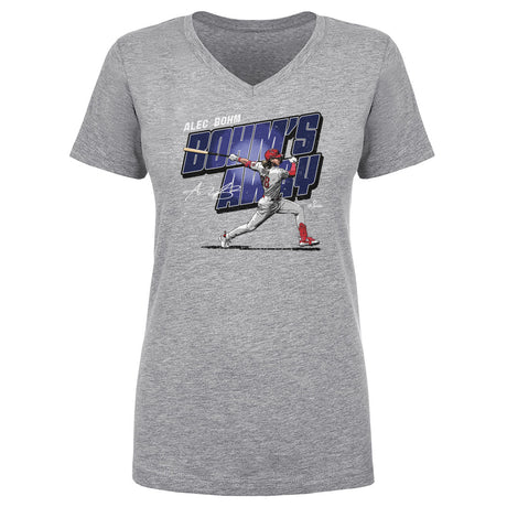 Alec Bohm Women's V-Neck T-Shirt | 500 LEVEL