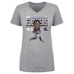 Zay Flowers Women's V-Neck T-Shirt | 500 LEVEL