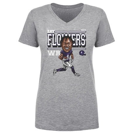 Zay Flowers Women's V-Neck T-Shirt | 500 LEVEL