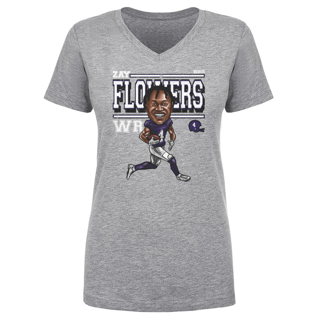 Zay Flowers Women's V-Neck T-Shirt | 500 LEVEL