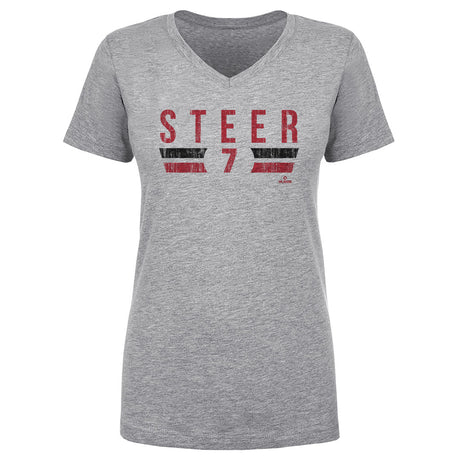Spencer Steer Women's V-Neck T-Shirt | 500 LEVEL