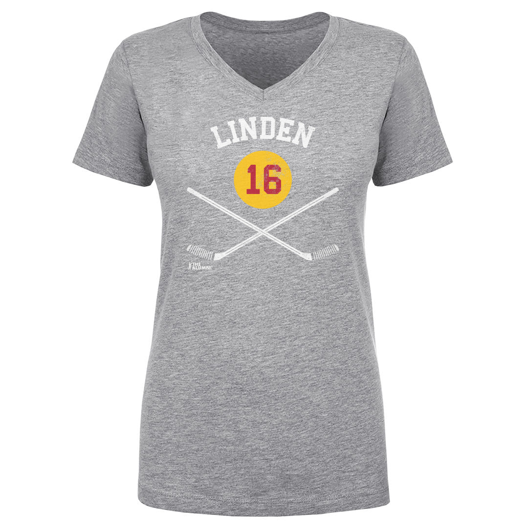 Trevor Linden Women&#39;s V-Neck T-Shirt | 500 LEVEL