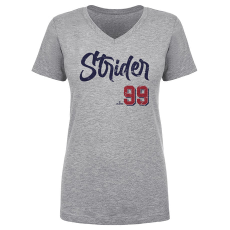 Spencer Strider Women's V-Neck T-Shirt | 500 LEVEL