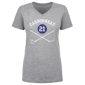 Guy Carbonneau Women's V-Neck T-Shirt | 500 LEVEL