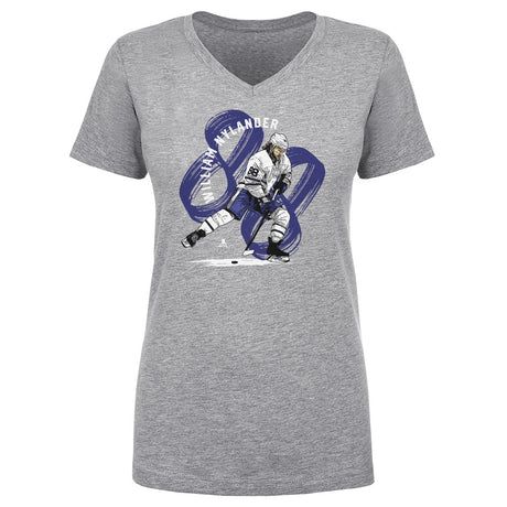 William Nylander Women's V-Neck T-Shirt | 500 LEVEL