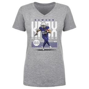 Dawson Knox Women's V-Neck T-Shirt | 500 LEVEL