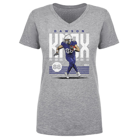 Dawson Knox Women's V-Neck T-Shirt | 500 LEVEL