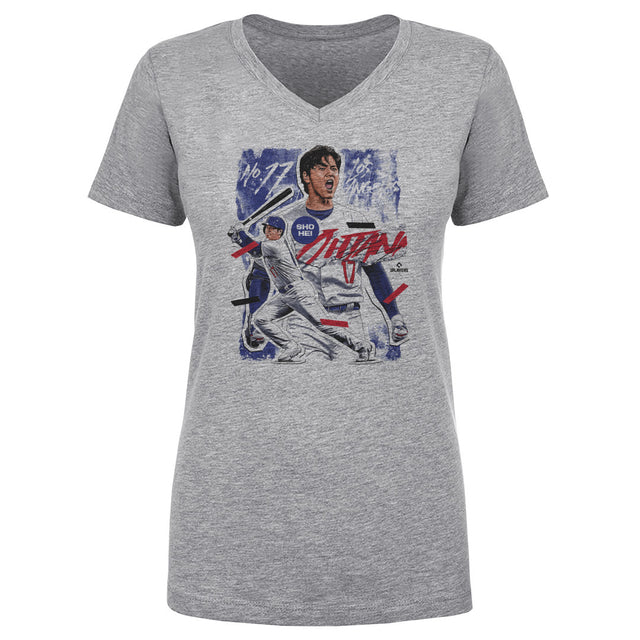 Shohei Ohtani Women's V-Neck T-Shirt | 500 LEVEL