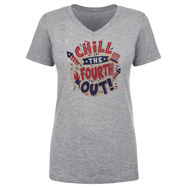 USA Women's V-Neck T-Shirt | 500 LEVEL