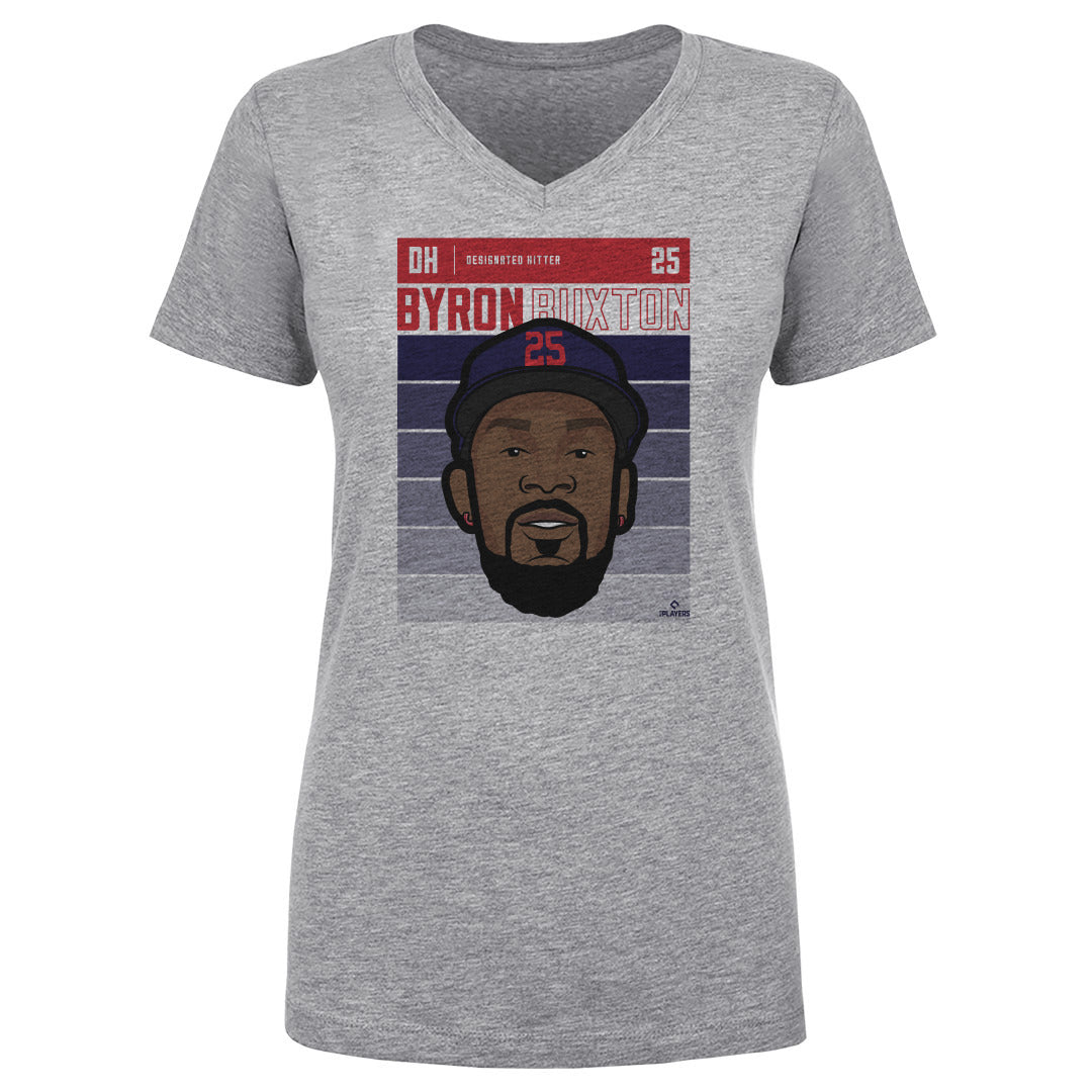 Byron Buxton Women's V-Neck T-Shirt | 500 LEVEL