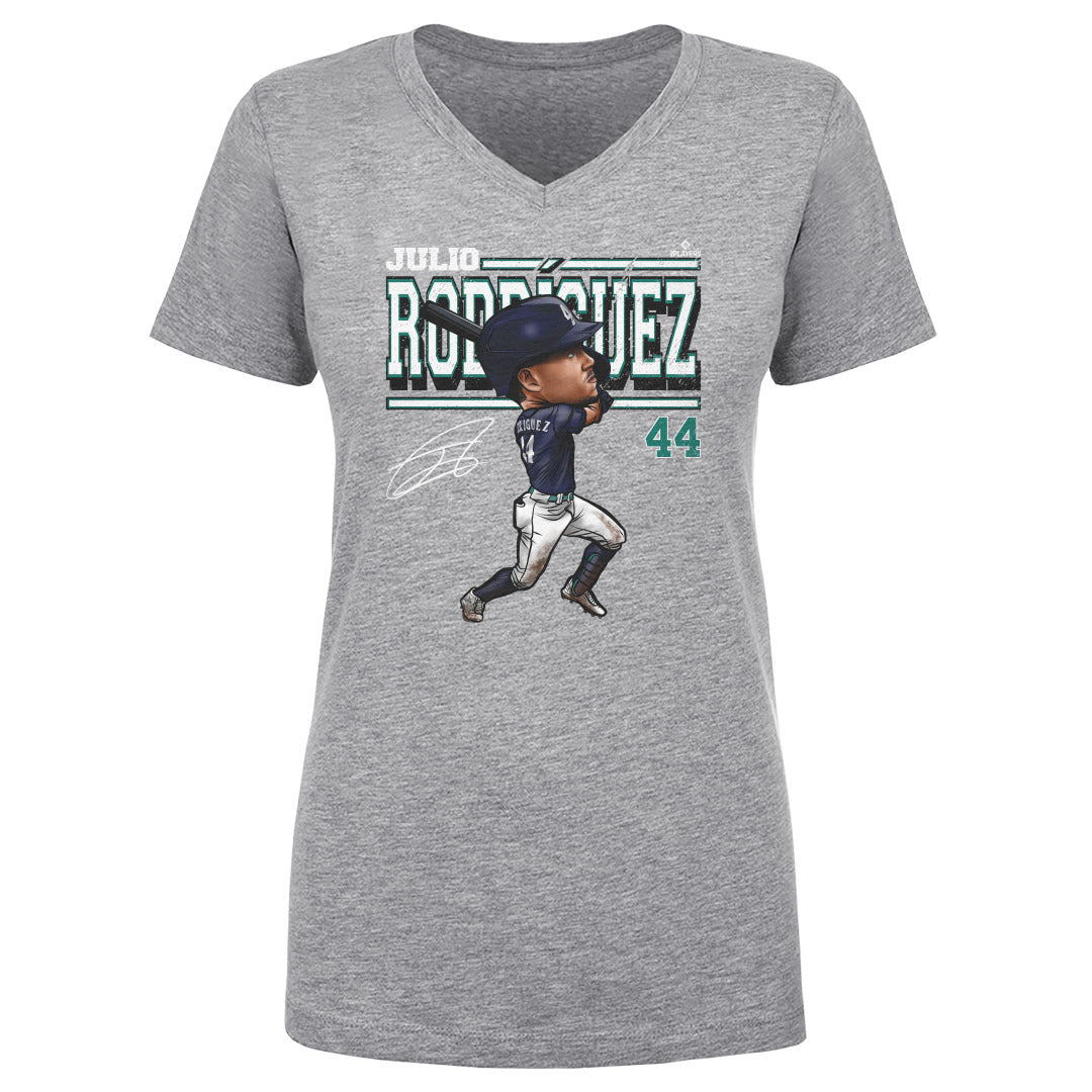 Julio Rodriguez Women's V-Neck T-Shirt | 500 LEVEL