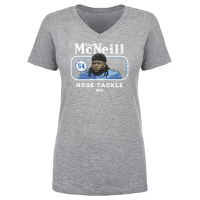 Alim McNeill Women's V-Neck T-Shirt | 500 LEVEL
