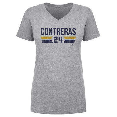 William Contreras Women's V-Neck T-Shirt | 500 LEVEL