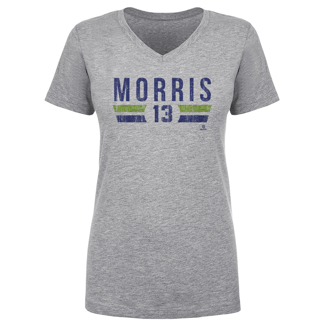 Jordan Morris Women's V-Neck T-Shirt | 500 LEVEL