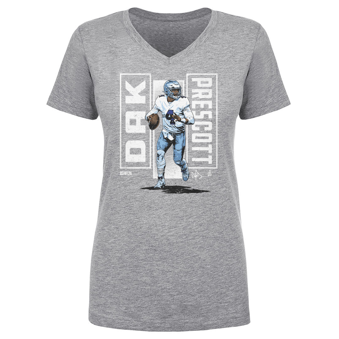 Dak Prescott Women's V-Neck T-Shirt | 500 LEVEL