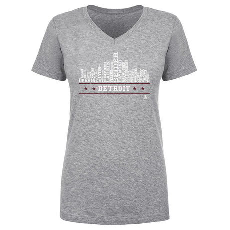 Detroit Women's V-Neck T-Shirt | 500 LEVEL