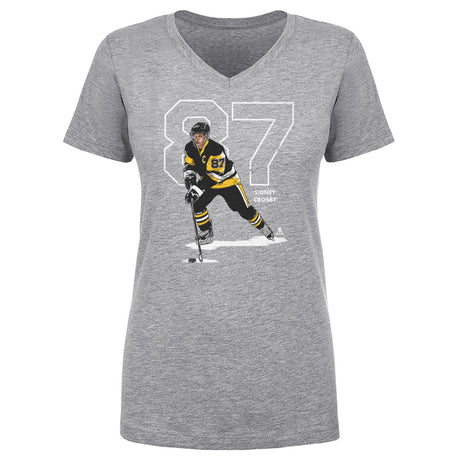 Sidney Crosby Women's V-Neck T-Shirt | 500 LEVEL