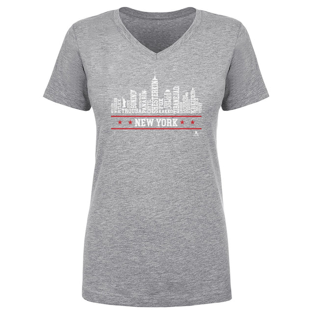 New York Women's V-Neck T-Shirt | 500 LEVEL