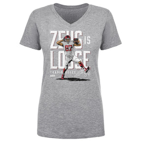Travis Kelce Women's V-Neck T-Shirt | 500 LEVEL