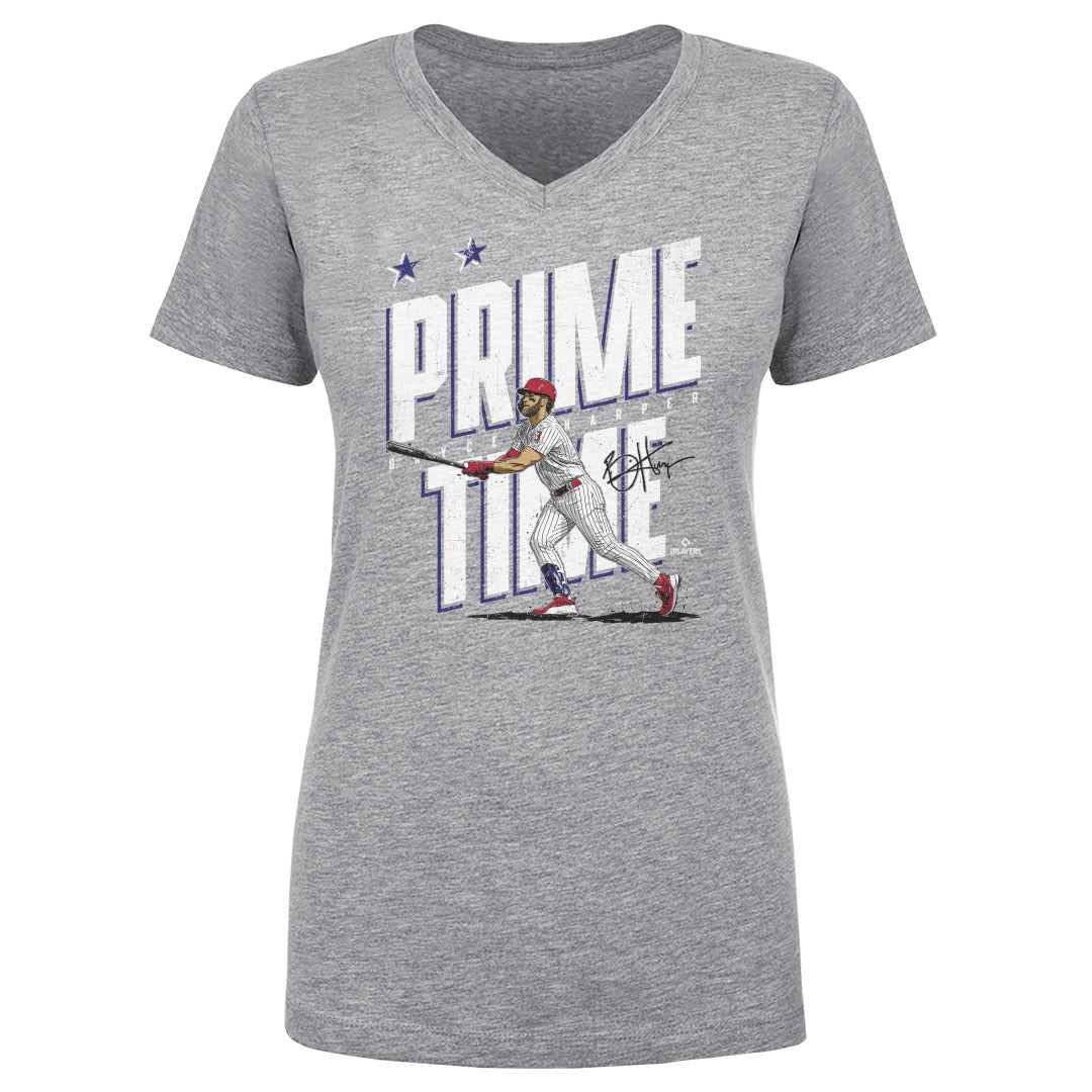 Bryce Harper Women's V-Neck T-Shirt | 500 LEVEL