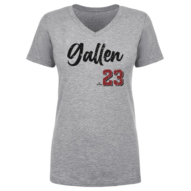 Zac Gallen Women's V-Neck T-Shirt | 500 LEVEL
