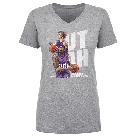 Jordan Clarkson Women's V-Neck T-Shirt | 500 LEVEL