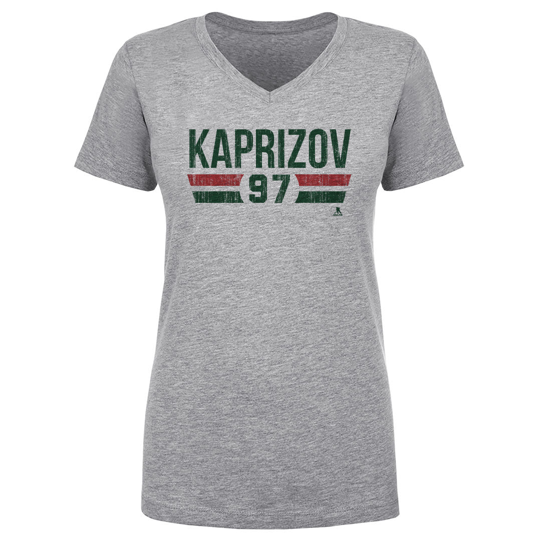 Kirill Kaprizov Women's V-Neck T-Shirt | 500 LEVEL