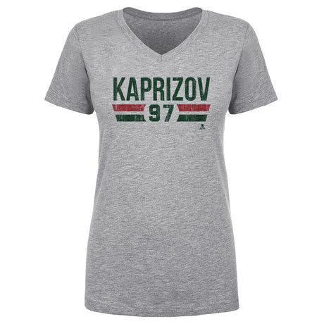 Kirill Kaprizov Women's V-Neck T-Shirt | 500 LEVEL