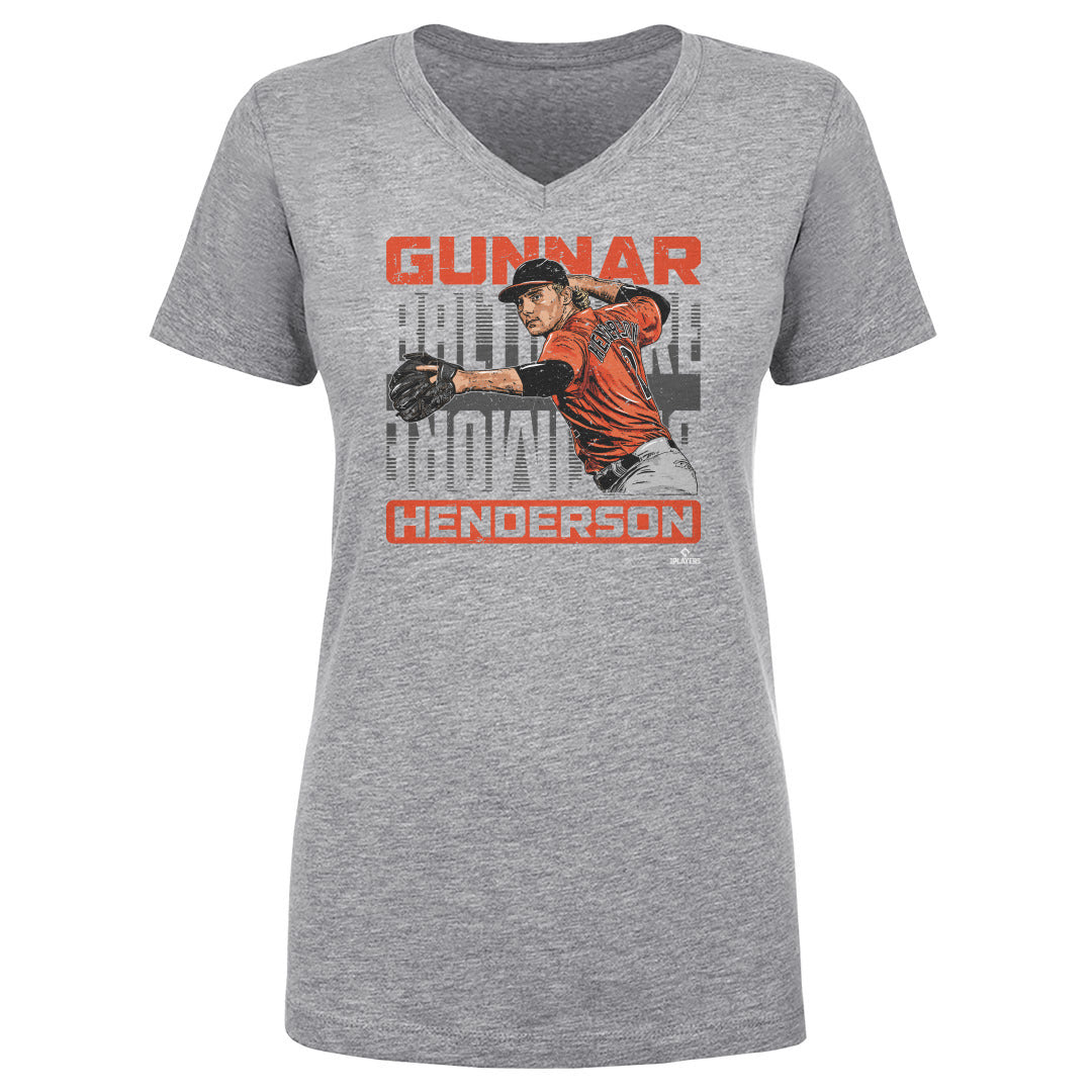 Gunnar Henderson Women's V-Neck T-Shirt | 500 LEVEL