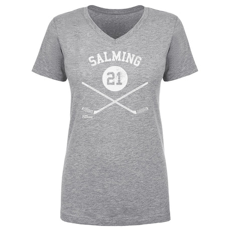 Borje Salming Women's V-Neck T-Shirt | 500 LEVEL