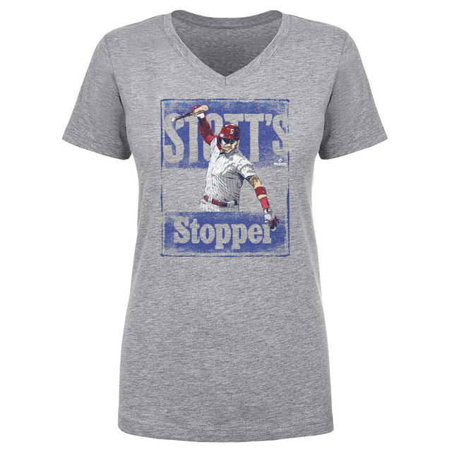 Bryson Stott Women's V-Neck T-Shirt | 500 LEVEL