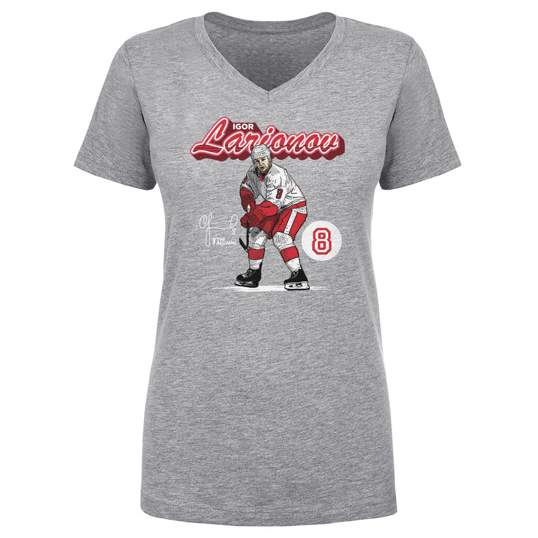 Igor Larionov Women's V-Neck T-Shirt | 500 LEVEL