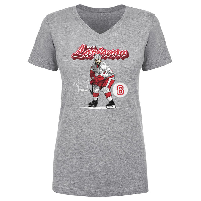 Igor Larionov Women's V-Neck T-Shirt | 500 LEVEL