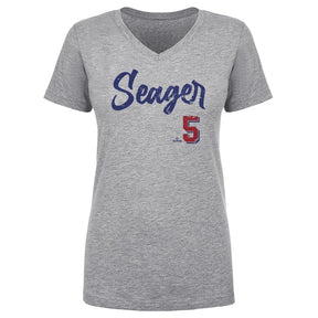 Corey Seager Women's V-Neck T-Shirt | 500 LEVEL