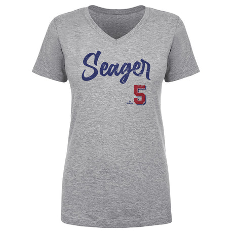 Corey Seager Women's V-Neck T-Shirt | 500 LEVEL