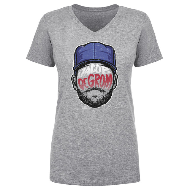 Jacob deGrom Women's V-Neck T-Shirt | 500 LEVEL