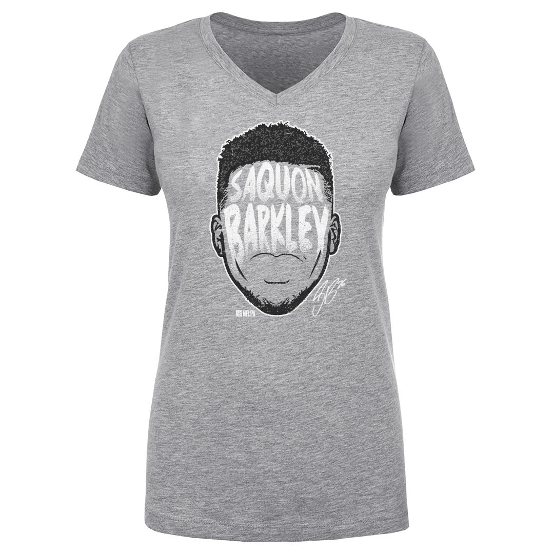 Saquon Barkley Women's V-Neck T-Shirt | 500 LEVEL