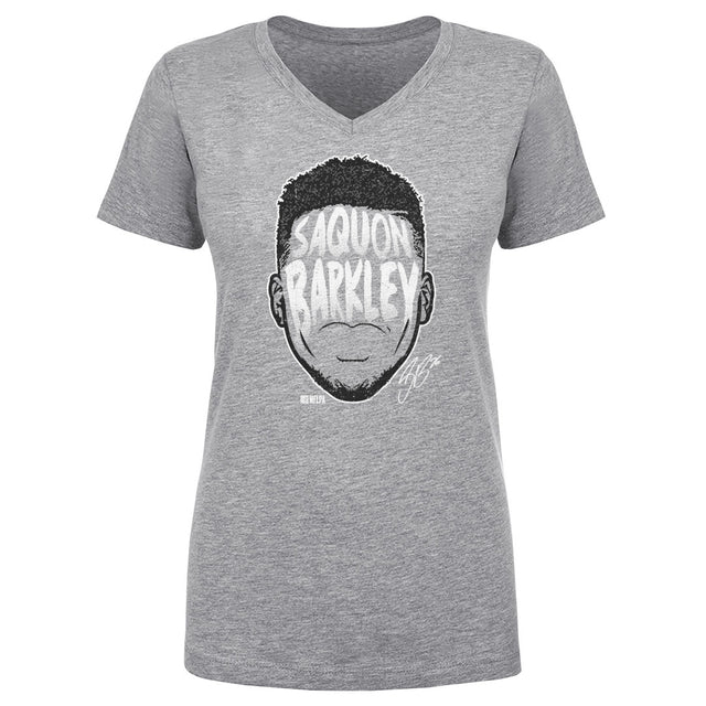 Saquon Barkley Women's V-Neck T-Shirt | 500 LEVEL