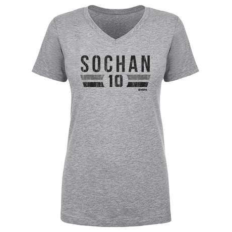 Jeremy Sochan Women's V-Neck T-Shirt | 500 LEVEL