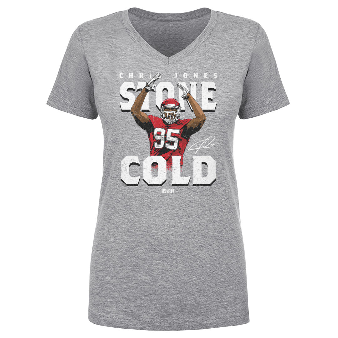 Chris Jones Women's V-Neck T-Shirt | 500 LEVEL