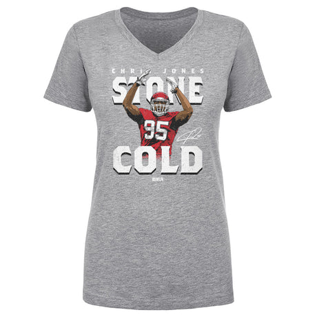 Chris Jones Women's V-Neck T-Shirt | 500 LEVEL
