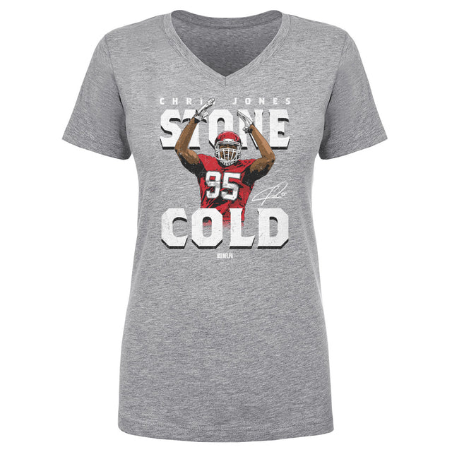 Chris Jones Women's V-Neck T-Shirt | 500 LEVEL