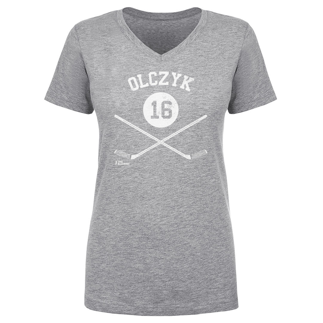 Eddie Olczyk Women&#39;s V-Neck T-Shirt | 500 LEVEL