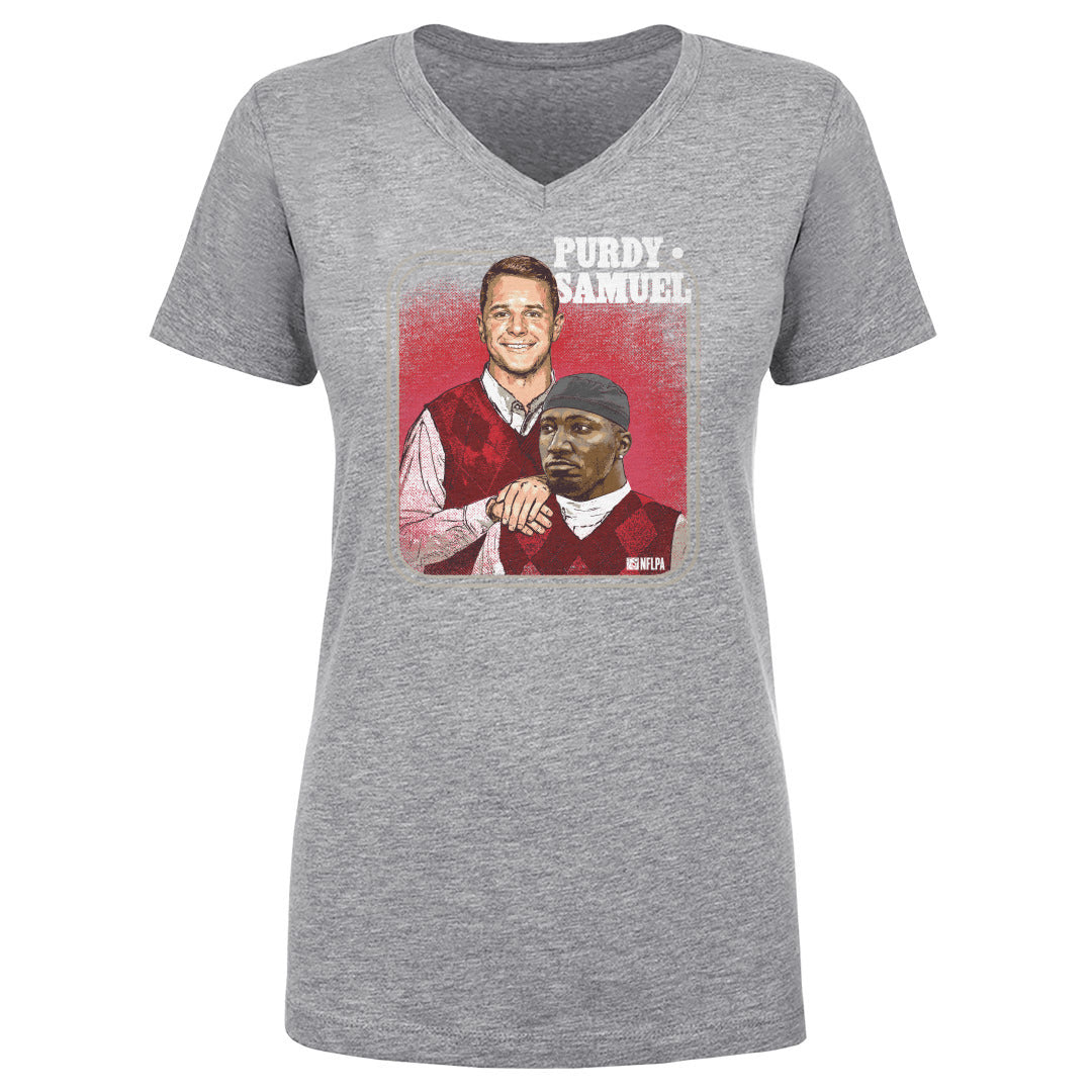 Brock Purdy Women's V-Neck T-Shirt | 500 LEVEL