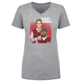 Brock Purdy Women's V-Neck T-Shirt | 500 LEVEL